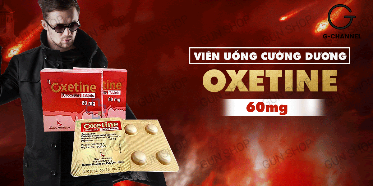 Oxetine 60mg tăng cường sinh lực mạnh mẽ Hộp 4 viên chính hãng Oxetine 60mg tăng cường sinh lực mạnh mẽ Hộp 4 viên chính hãng