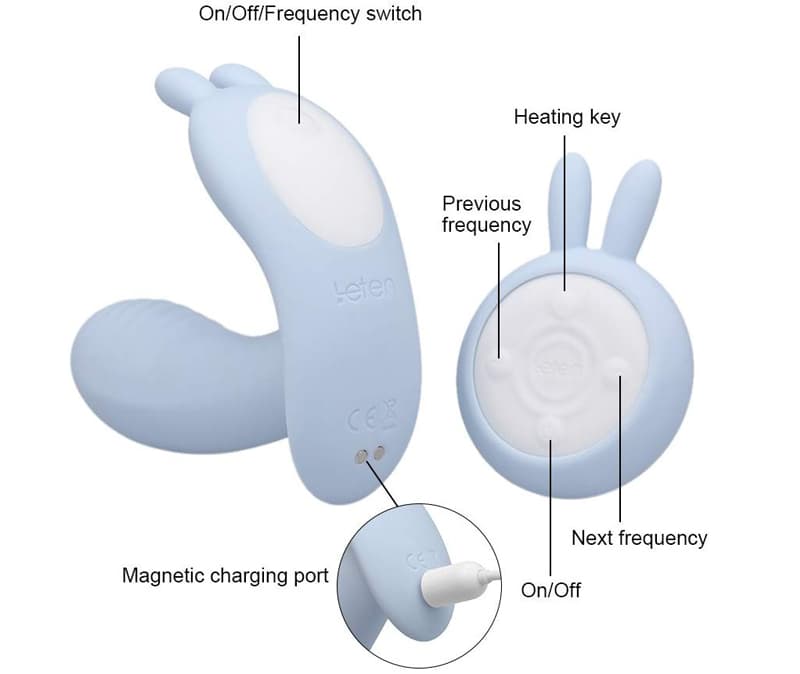 Violet Máy Tình Dục Rung 21 chế độ Siêu nhỏ Gọn Dụng cụ kích thích