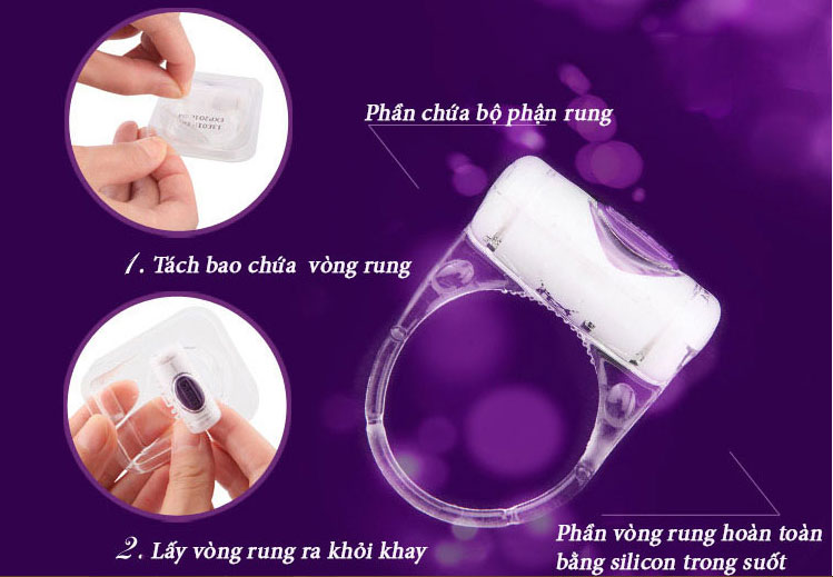 Vòng rung dương vật Durex VD07 tăng khoái cảm kéo dài quan hệ