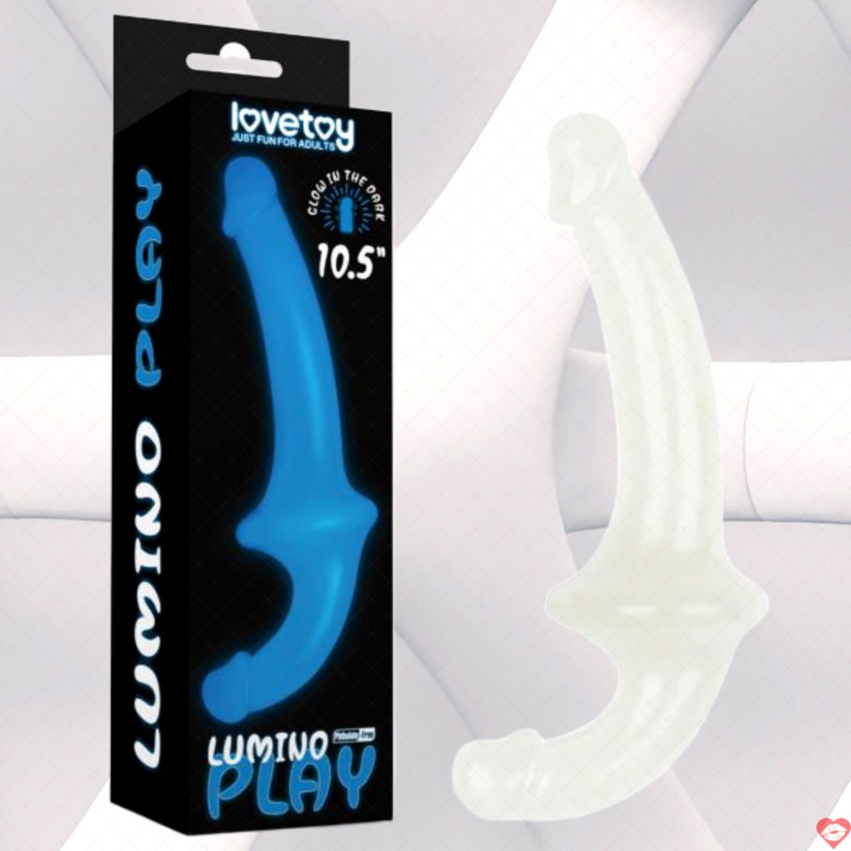 Dương vật giả 2 đầu phát quang Lovetoy Lumino Play 10.5 inch mềm dẻo kích thích 