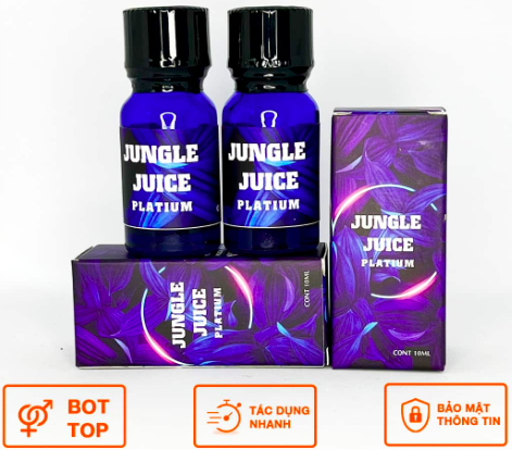  Bỏ sỉ Chai hít tăng khoái cảm Popper Jungle Juice Platium - Chai 10ml tăng khoái cảm loại tốt