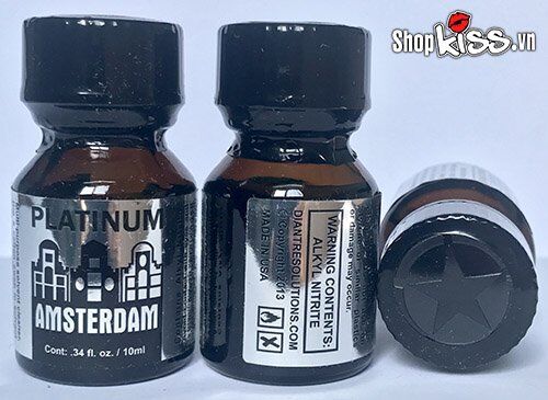  Bảng giá Amsterdam Platinum poppers 10ml – made in USA chính hãng