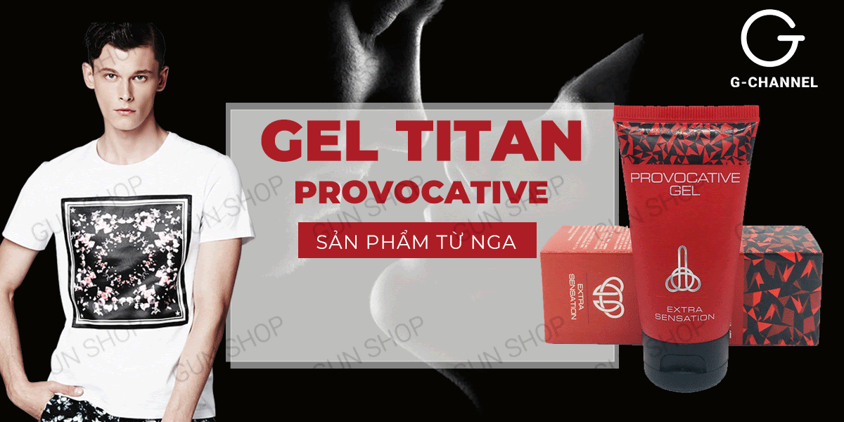  Shop bán Gel bôi trơn tăng kích thước cho nam - Titan Provocative - Chai 50ml giá tốt
