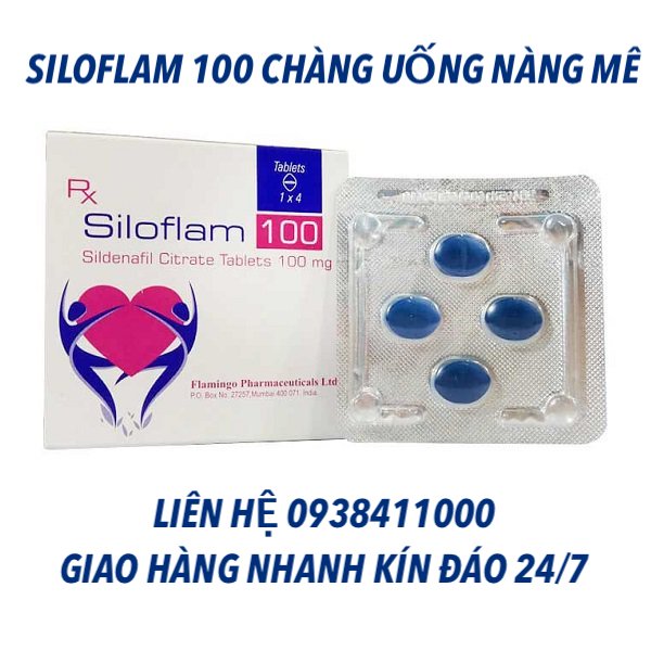  Bỏ sỉ Viên uống SILOFLAM 100MG thuốc cường dương dành cho nam giới trị xuất tinh sớm kéo dài thời gian quan nhập khẩu