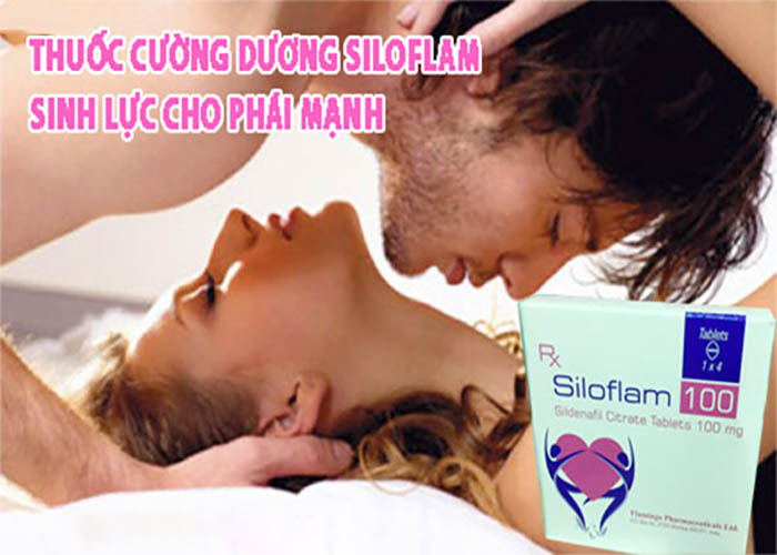  Bỏ sỉ Viên uống SILOFLAM 100MG thuốc cường dương dành cho nam giới trị xuất tinh sớm kéo dài thời gian quan nhập khẩu